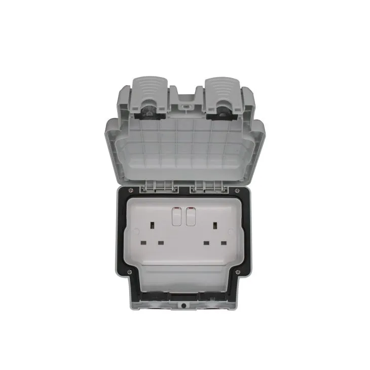 2gang BS Socket Switch